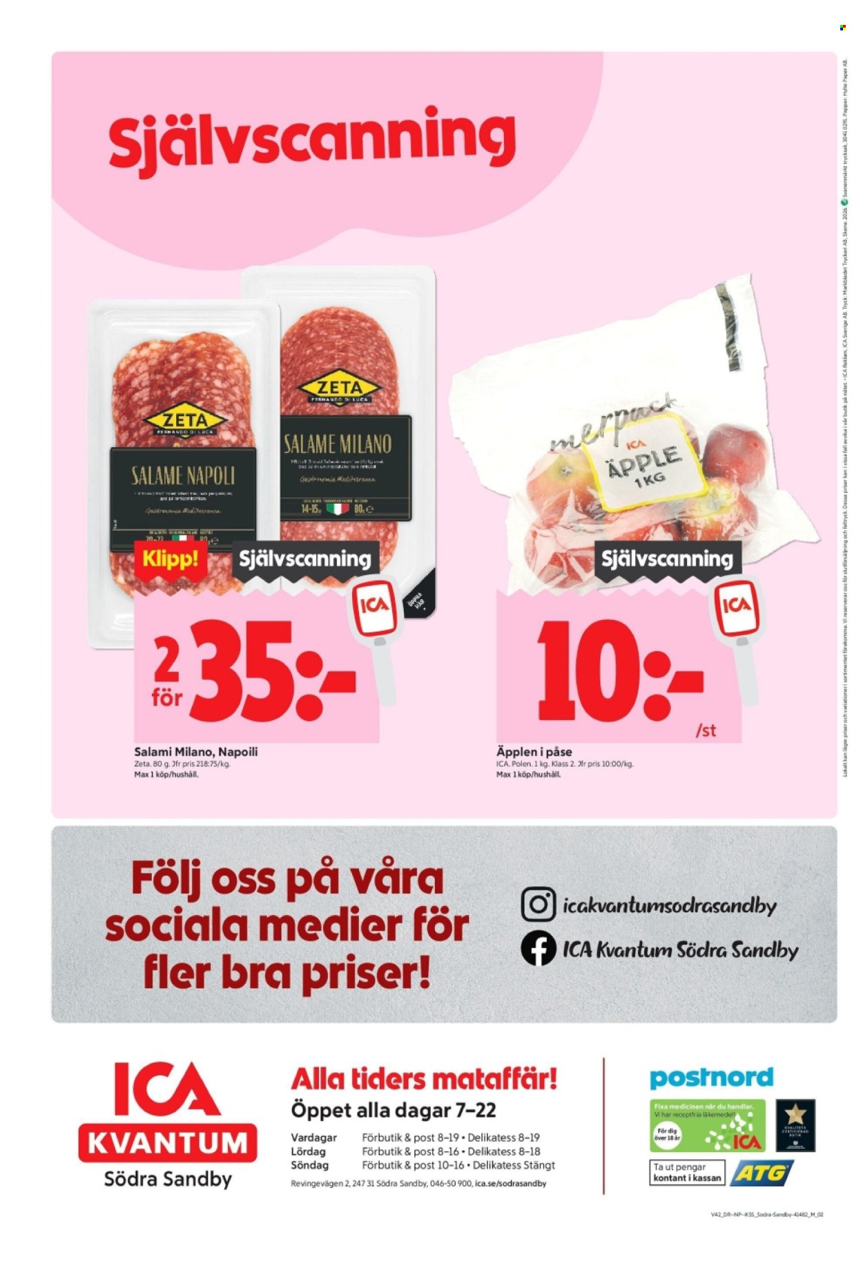 ICA reklamblad - 12/10 2026 - 18/10 2026. Sida 10