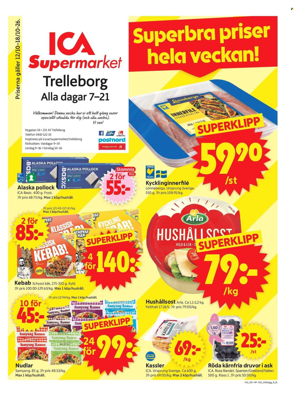 ICA reklamblad - 12/10 2026 - 18/10 2026. Sida 1