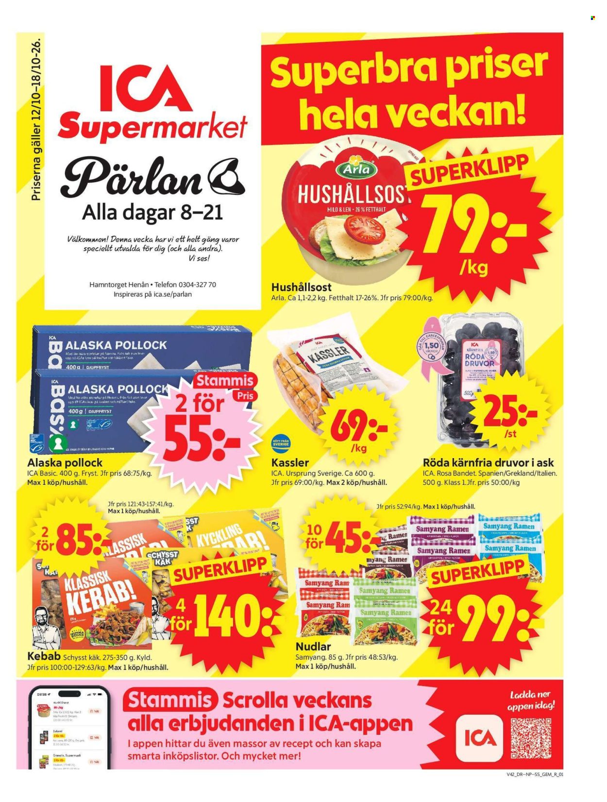 ICA reklamblad - 12/10 2026 - 18/10 2026. Sida 1