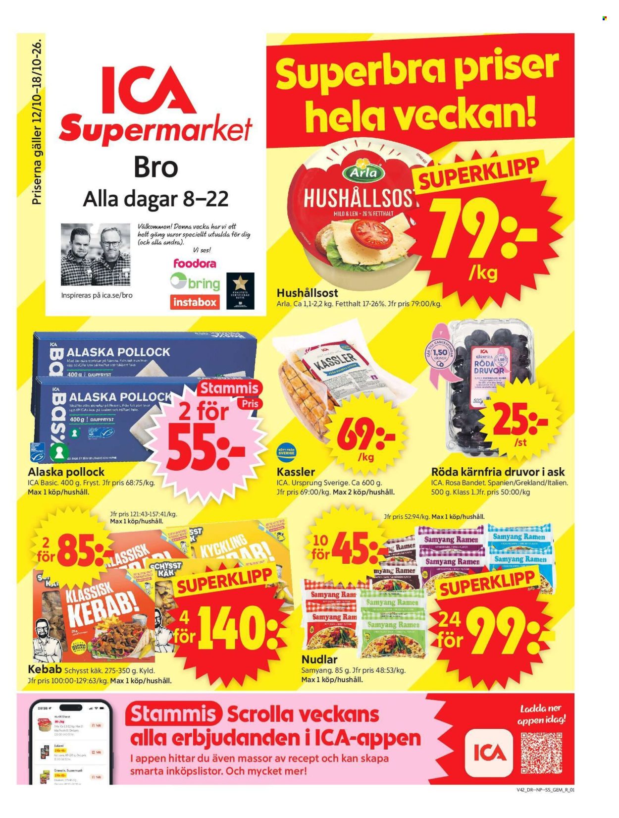 ICA reklamblad - 12/10 2026 - 18/10 2026. Sida 1