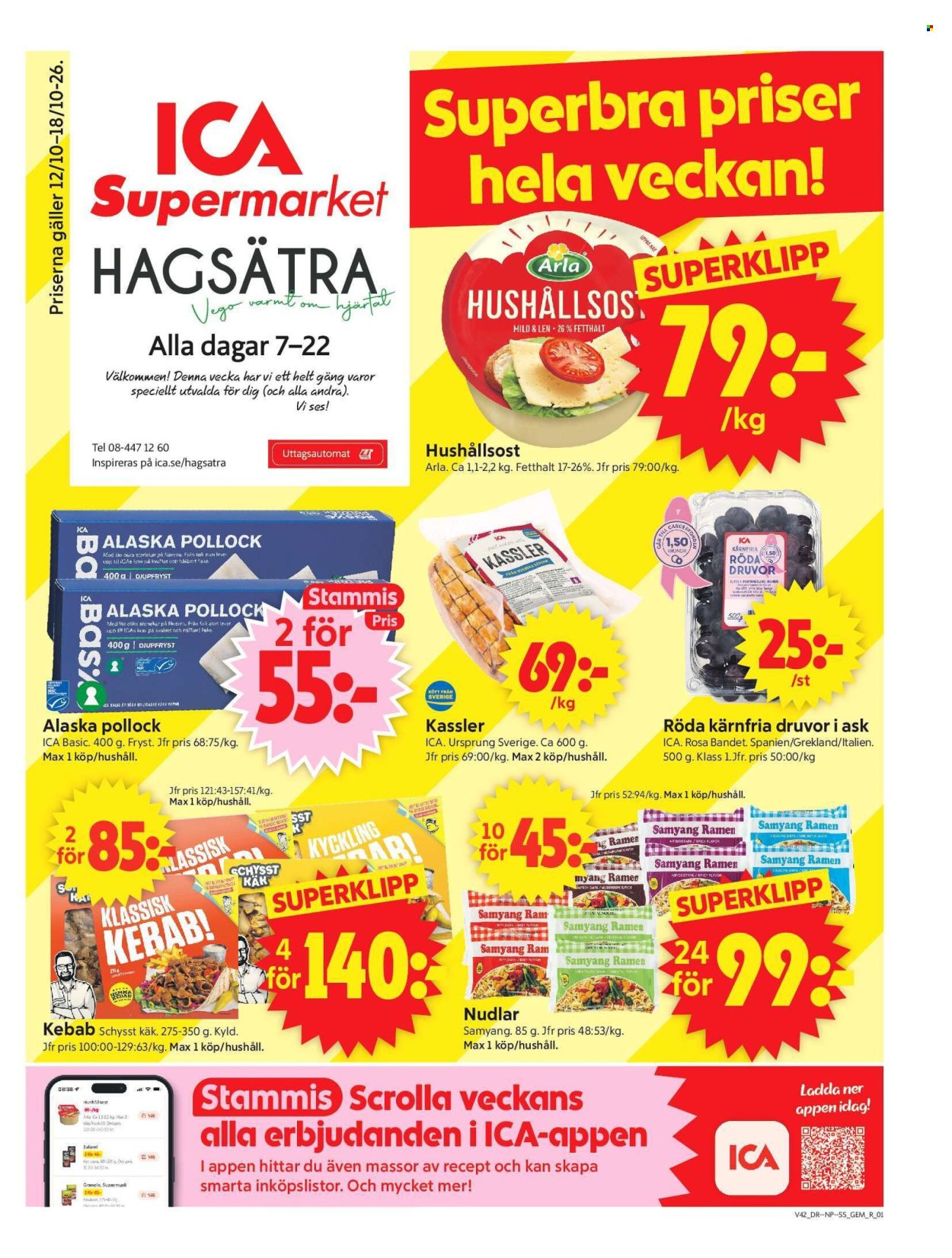 ICA reklamblad - 12/10 2026 - 18/10 2026. Sida 1