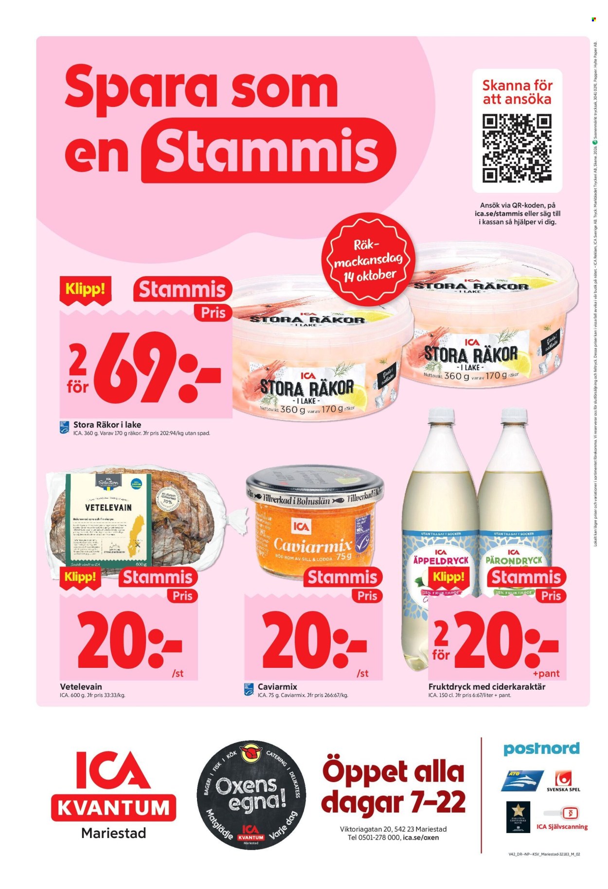 ICA reklamblad - 12/10 2026 - 18/10 2026. Sida 8