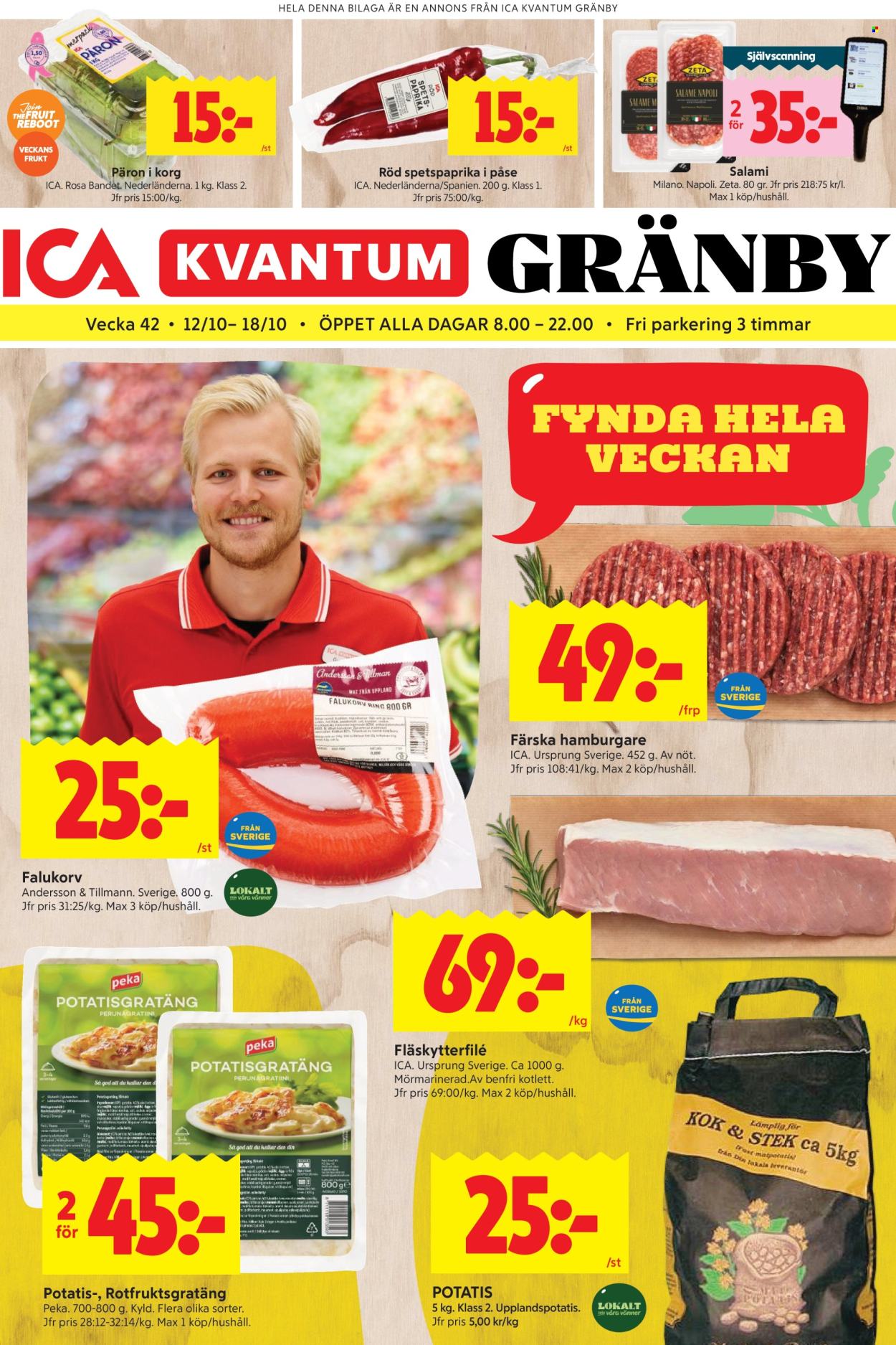ICA reklamblad - 12/10 2026 - 18/10 2026. Sida 1