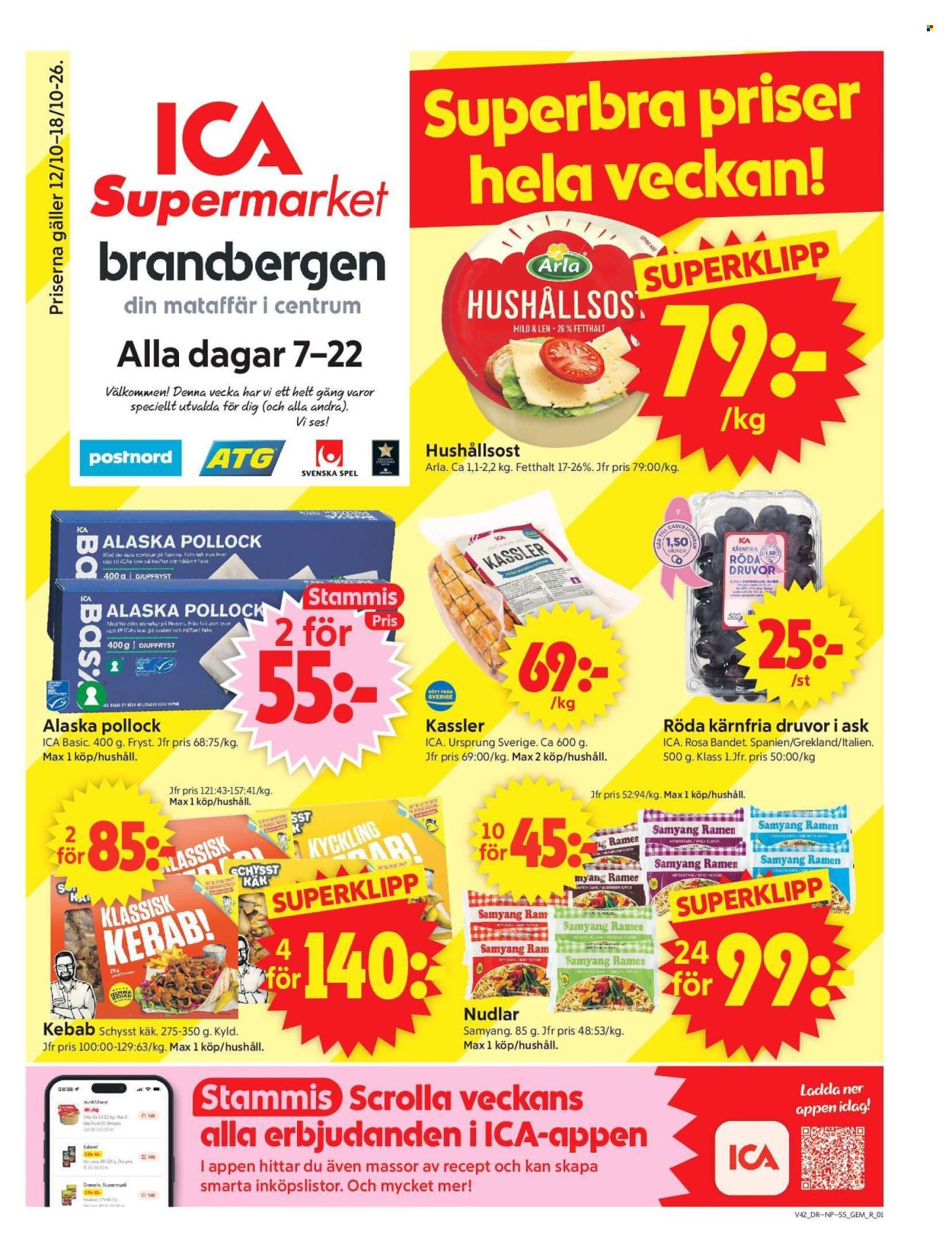ICA reklamblad - 12/10 2026 - 18/10 2026. Sida 1