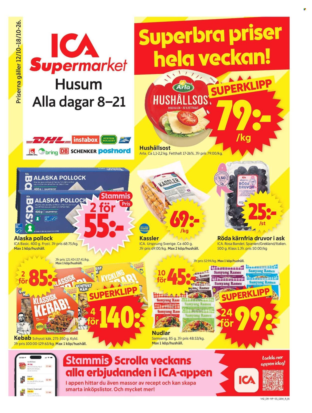 ICA reklamblad - 12/10 2026 - 18/10 2026. Sida 1