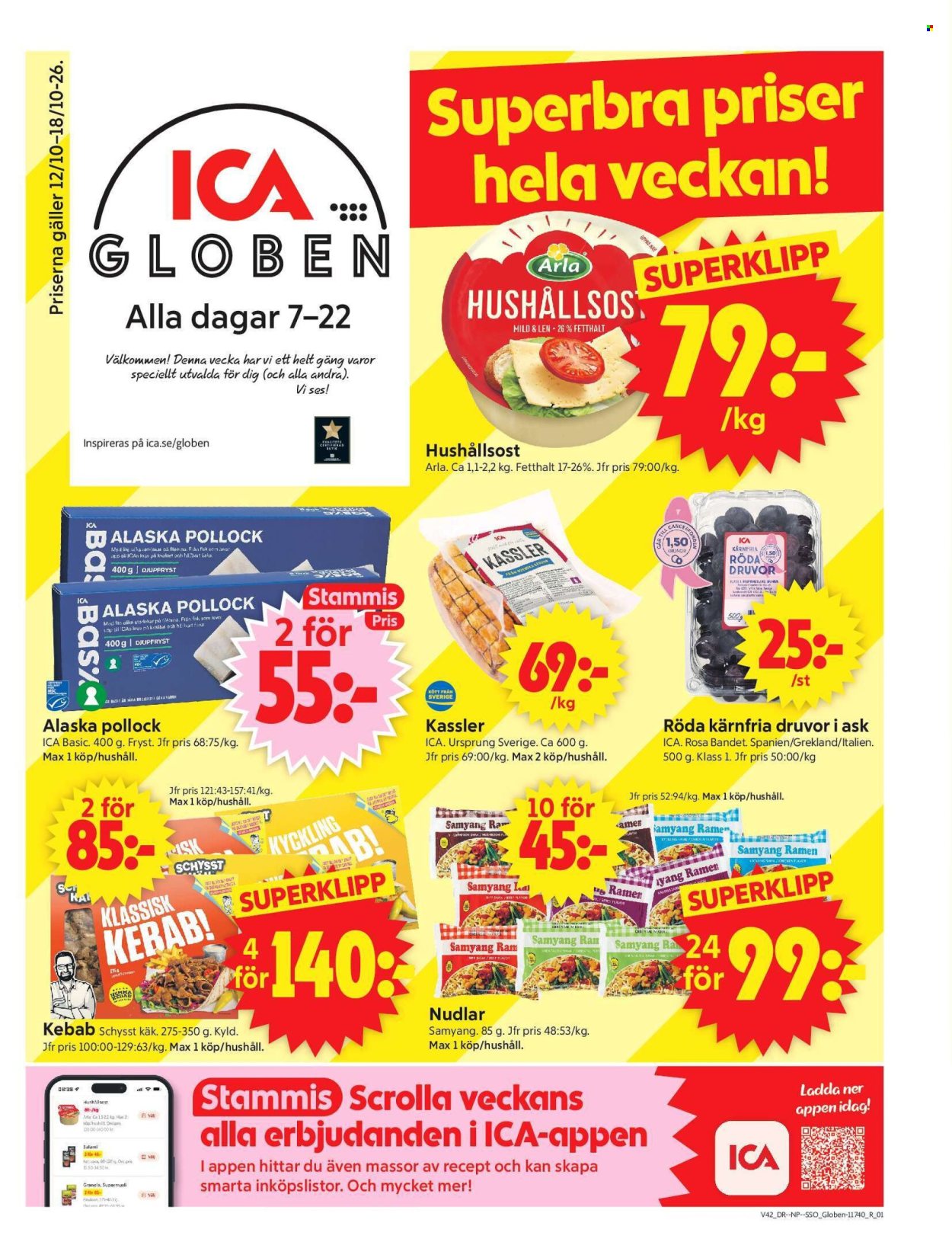 ICA reklamblad - 12/10 2026 - 18/10 2026. Sida 1
