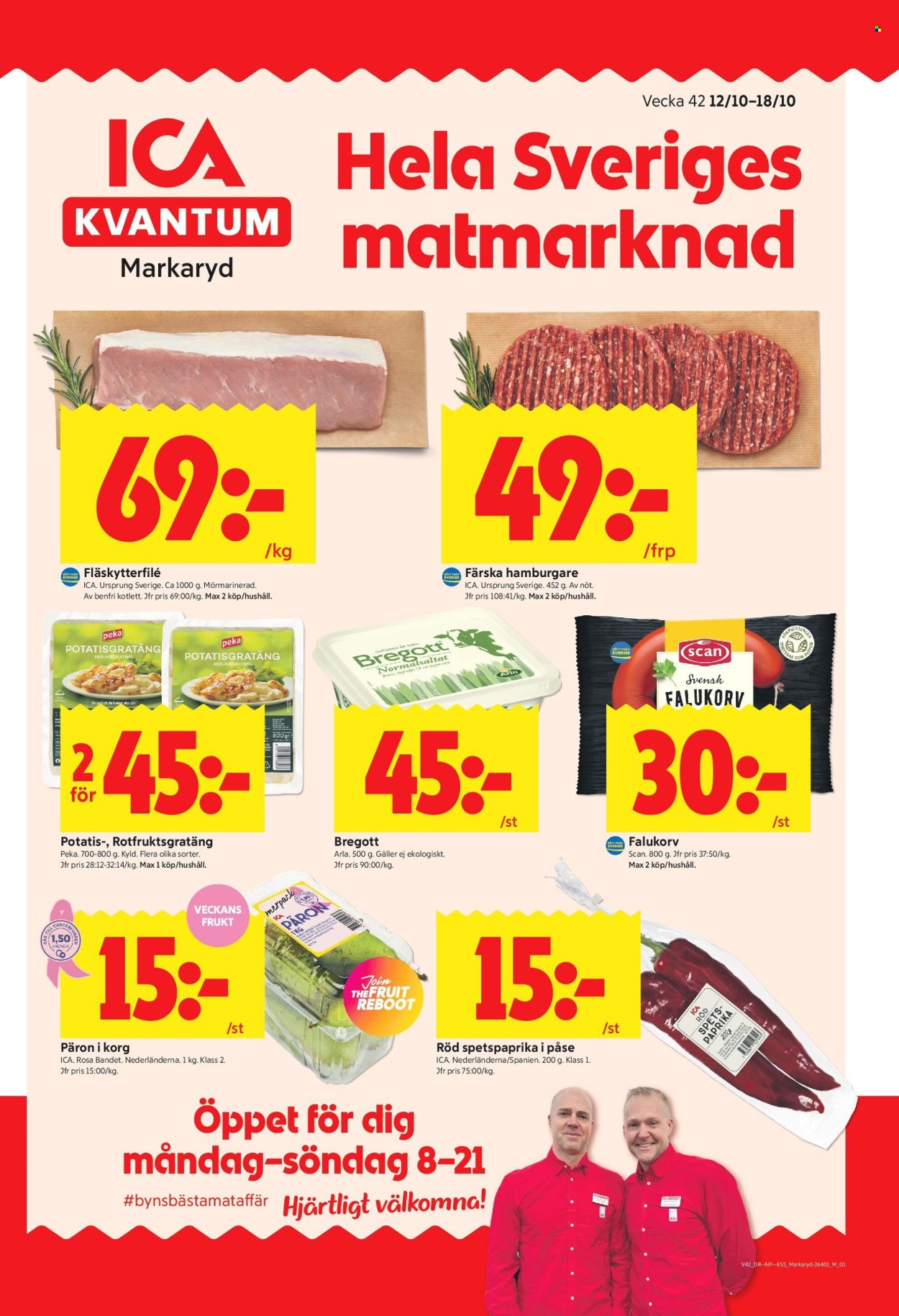 ICA reklamblad - 12/10 2026 - 18/10 2026. Sida 1