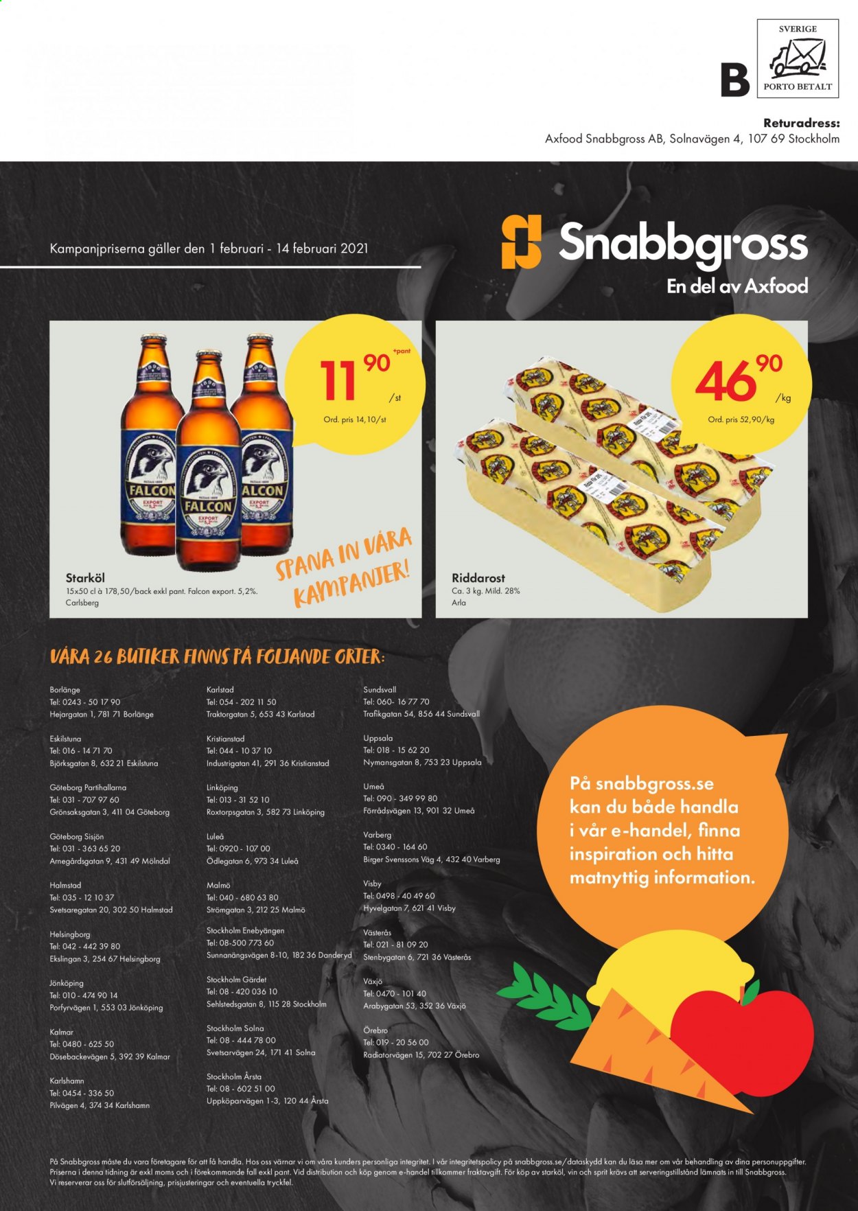 Axfood Snabbgross reklamblad - 1/2 2021 - 14/2 2021.