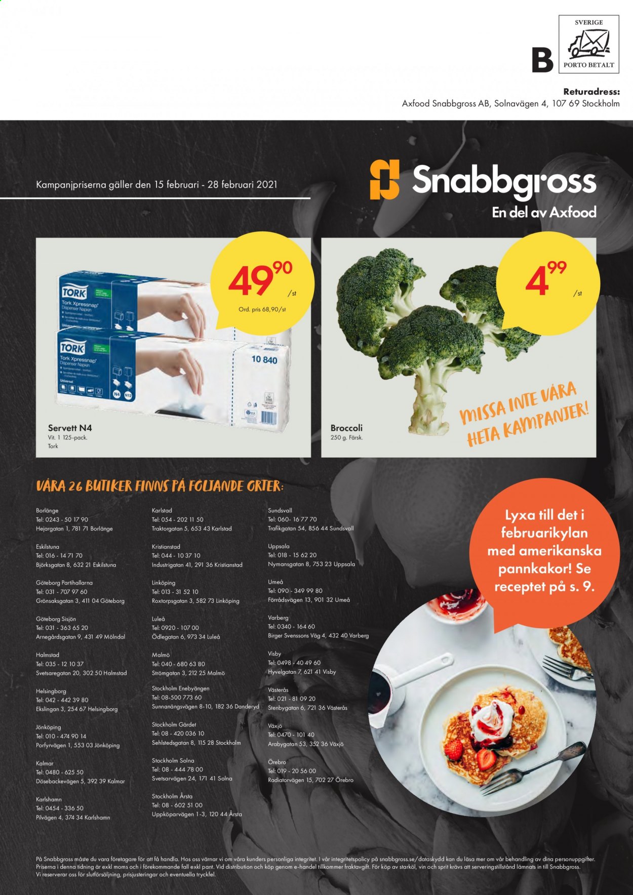 Axfood Snabbgross reklamblad - 15/2 2021 - 28/2 2021.