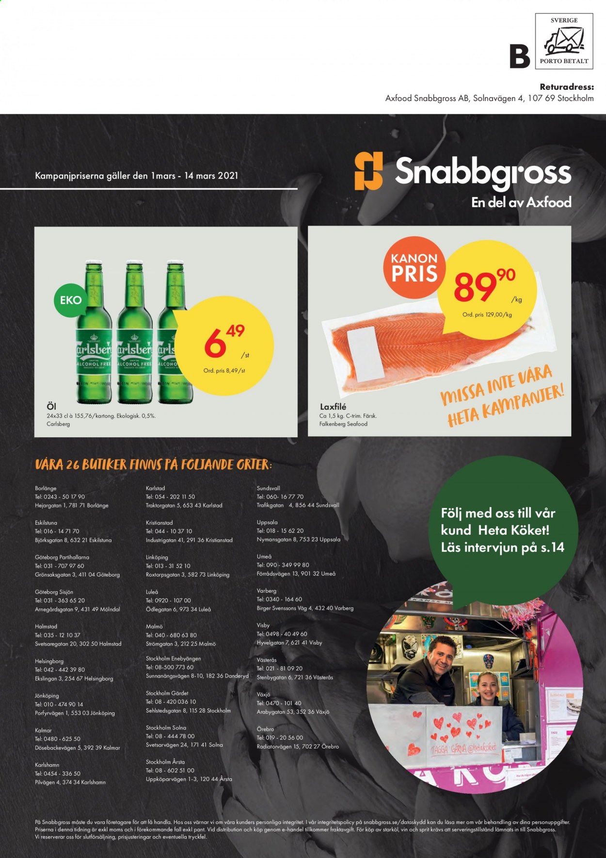 Axfood Snabbgross reklamblad - 1/3 2021 - 14/3 2021.
