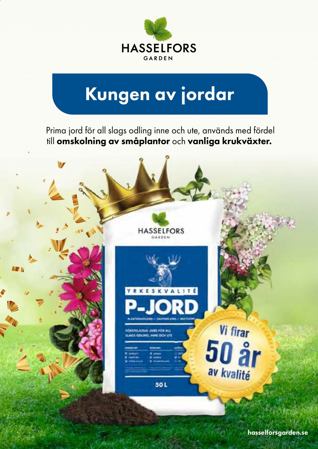 Blomsterlandet reklamblad.
