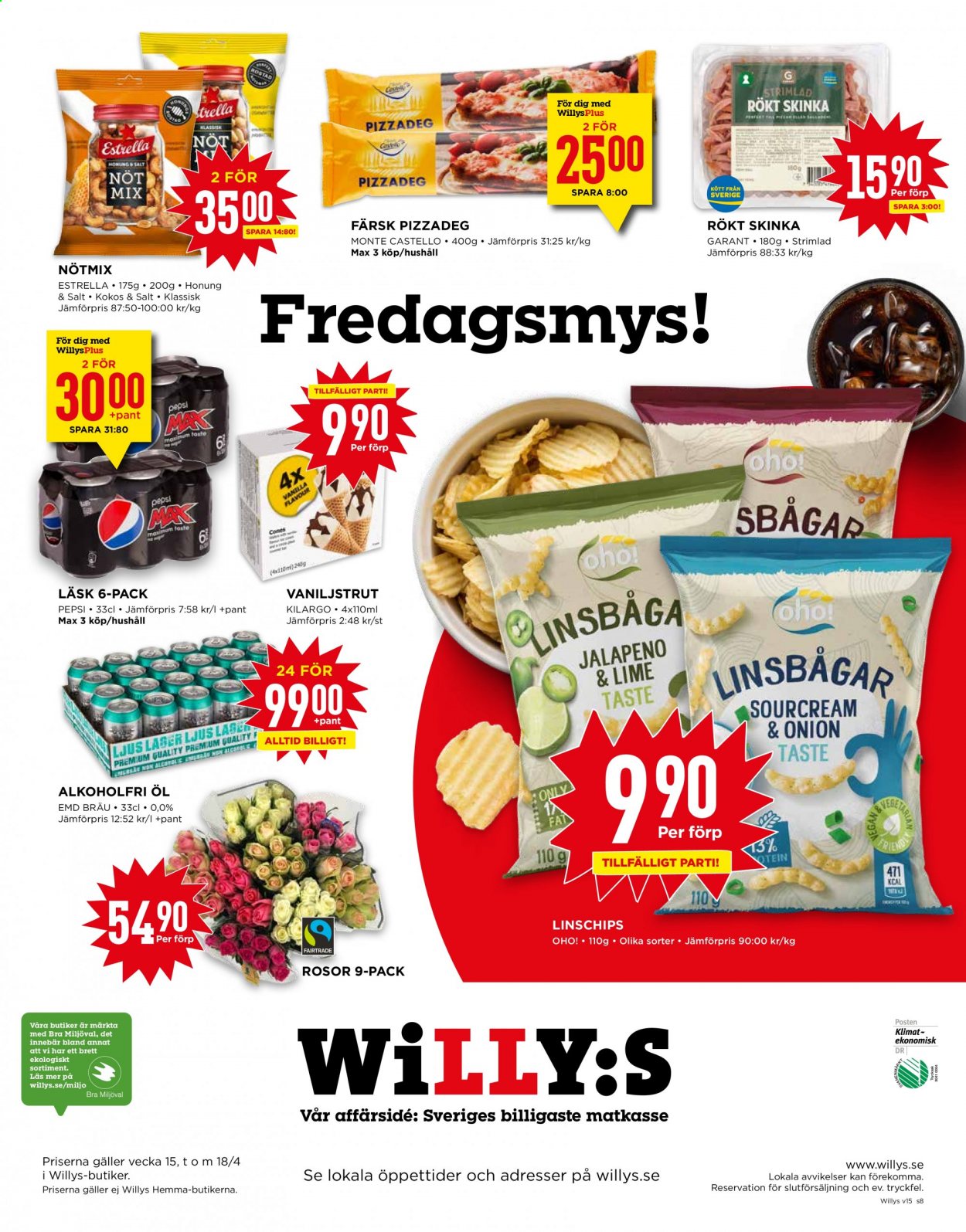Willys reklamblad - 12/4 2021 - 18/4 2021.