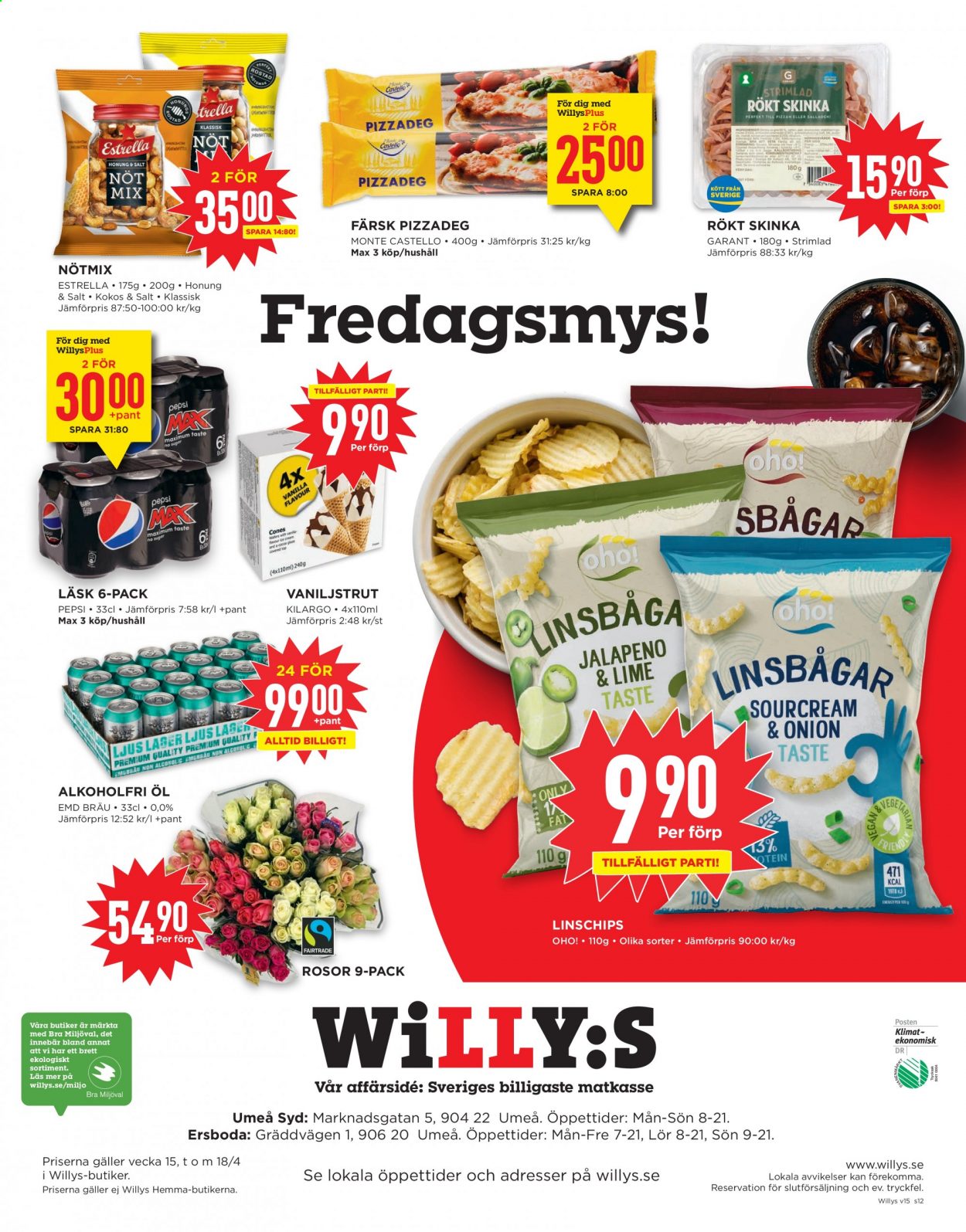 Willys reklamblad - 12/4 2021 - 18/4 2021.