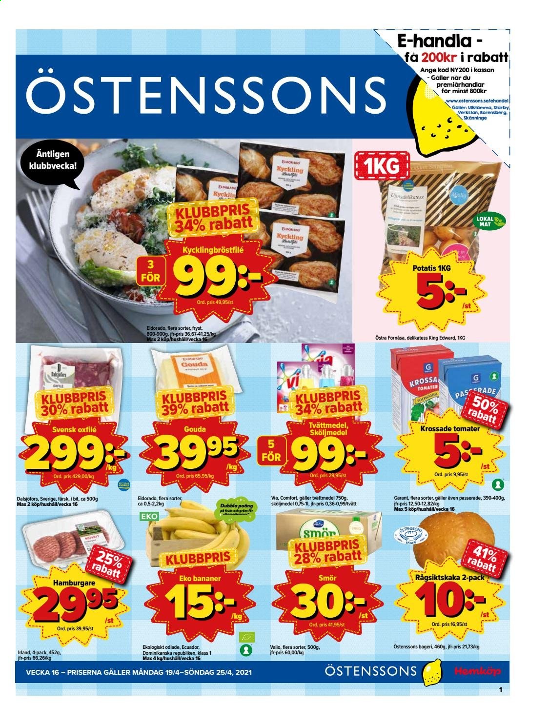 Östenssons reklamblad - 19/4 2021 - 25/4 2021.