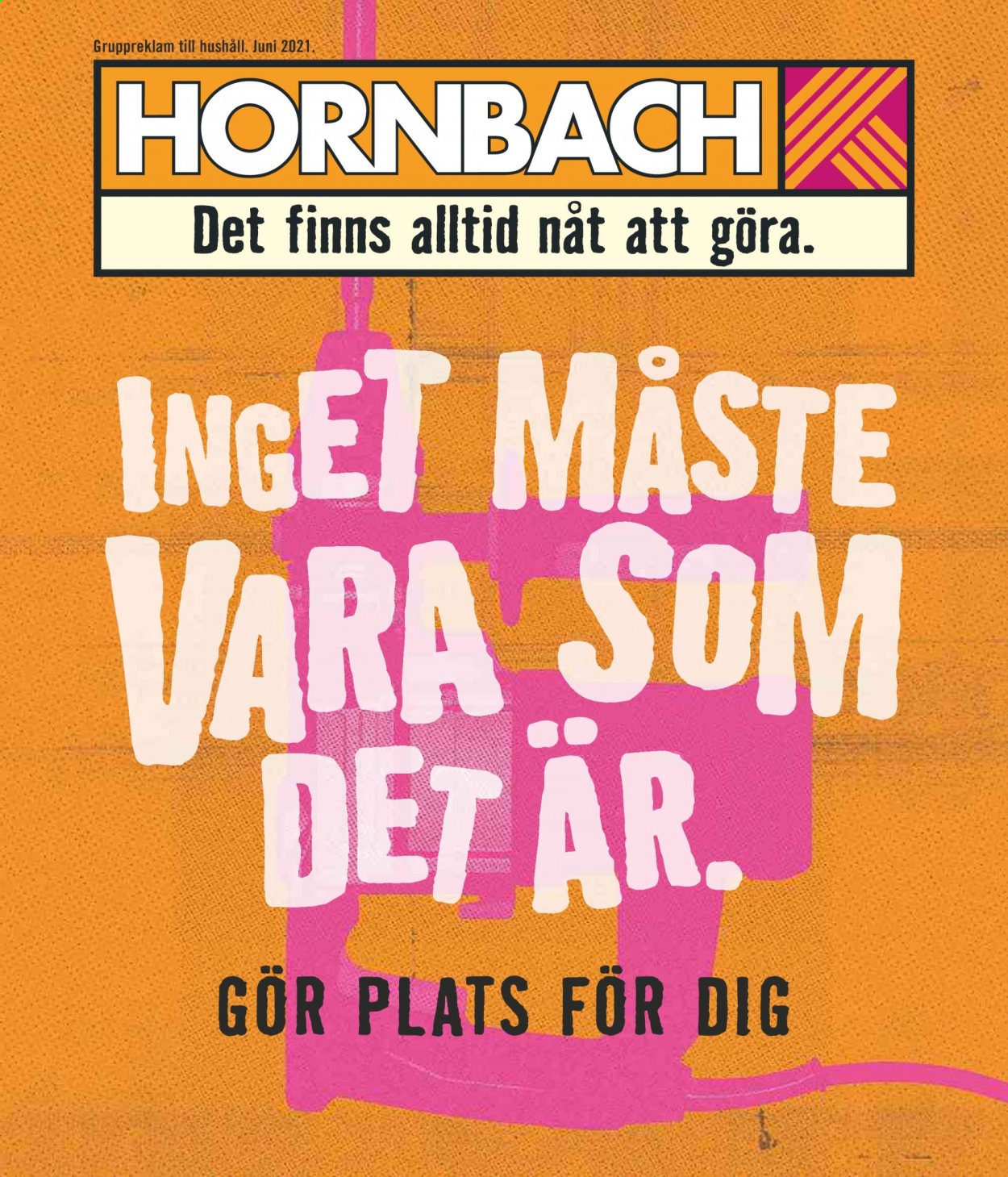 Hornbach reklamblad - 1/6 2021 - 30/6 2021.