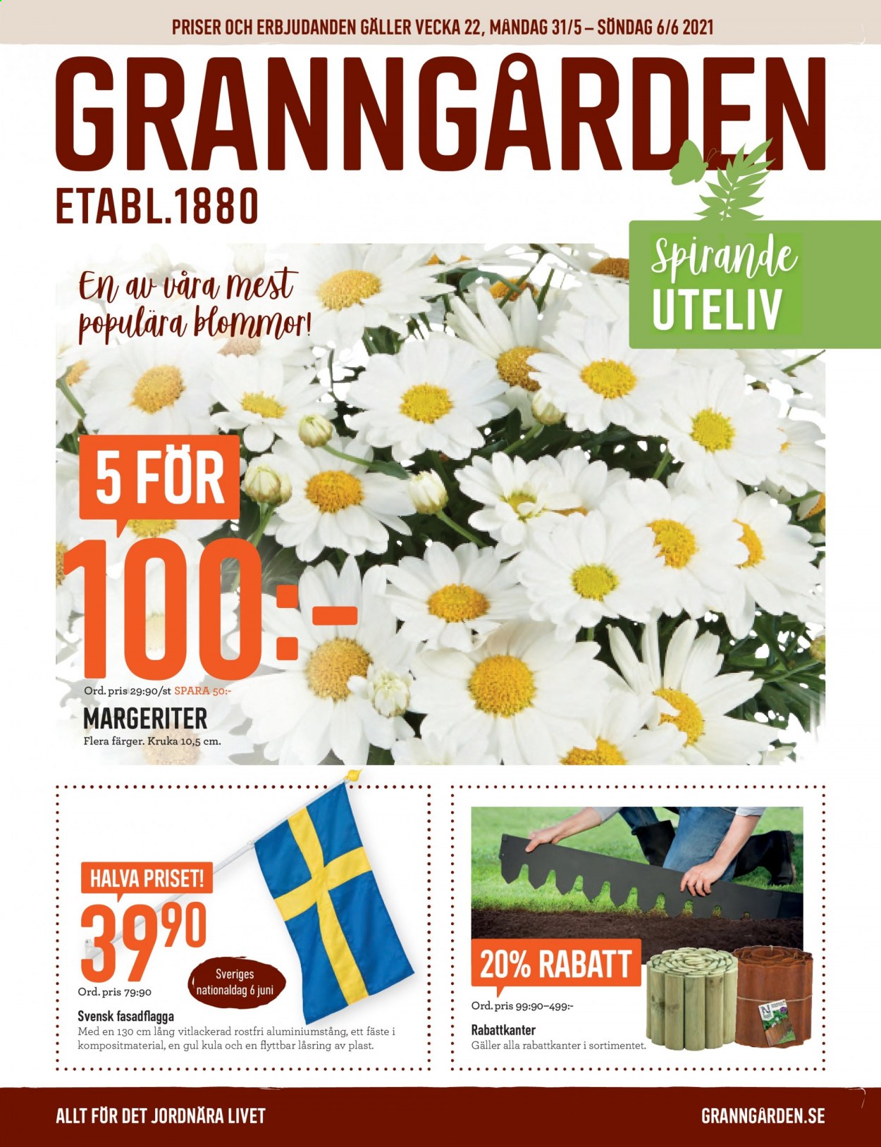 Granngården reklamblad - 31/5 2021 - 6/6 2021.