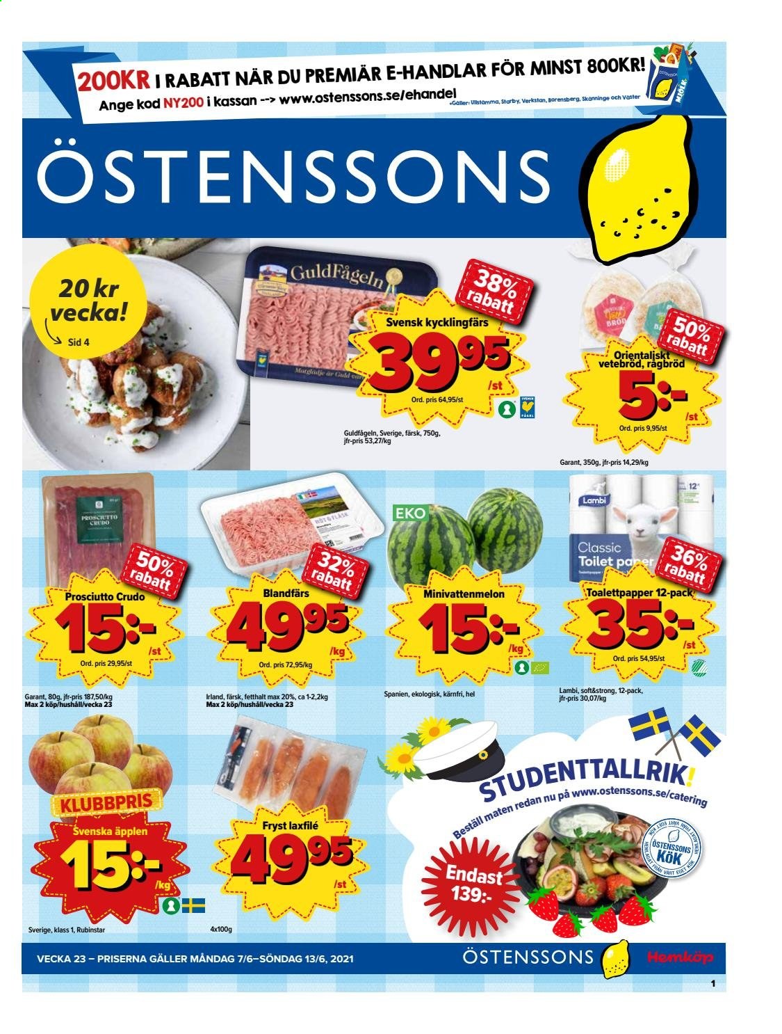 Östenssons reklamblad - 7/6 2021 - 13/6 2021.
