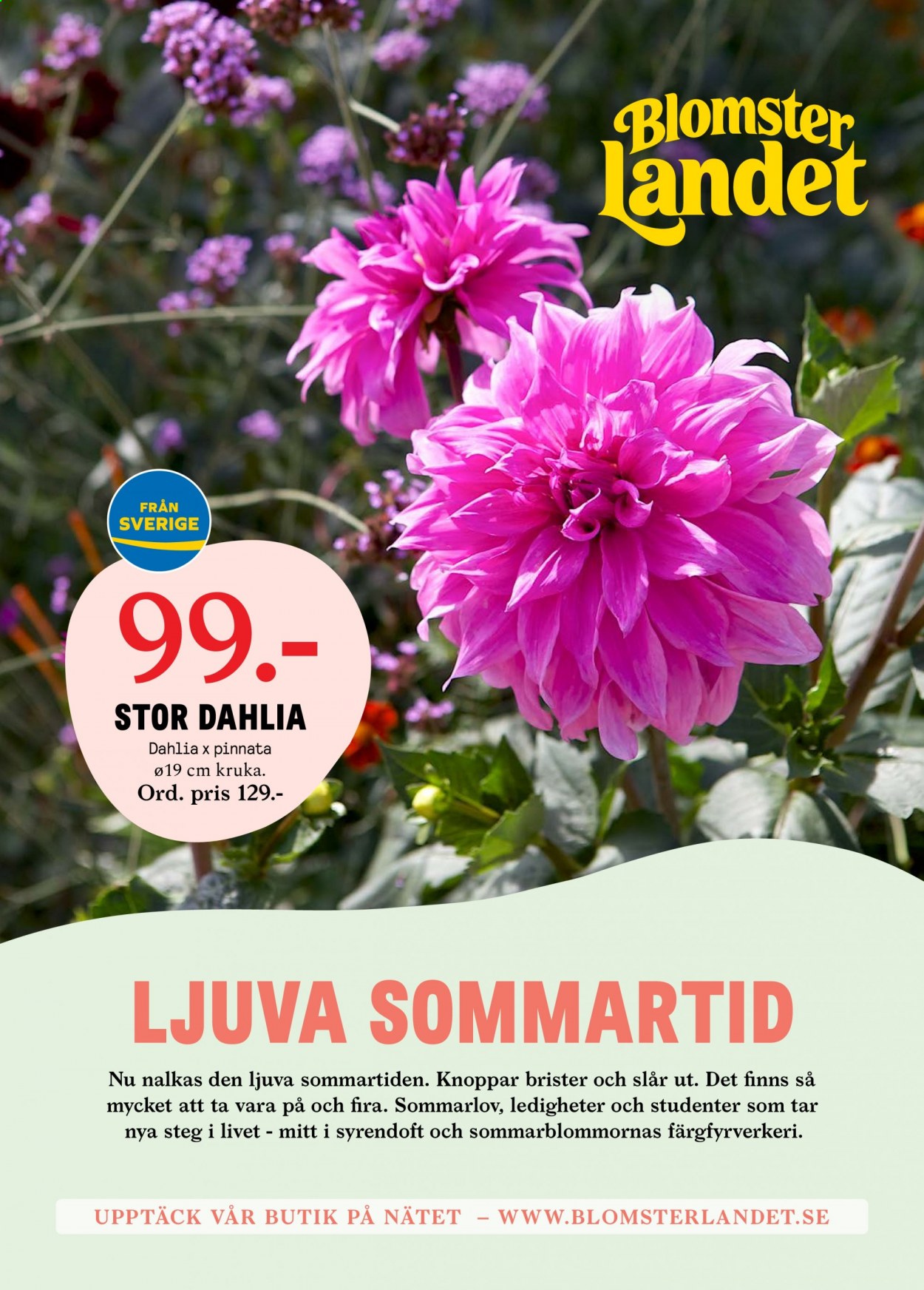 Blomsterlandet reklamblad - 7/6 2021 - 13/6 2021.