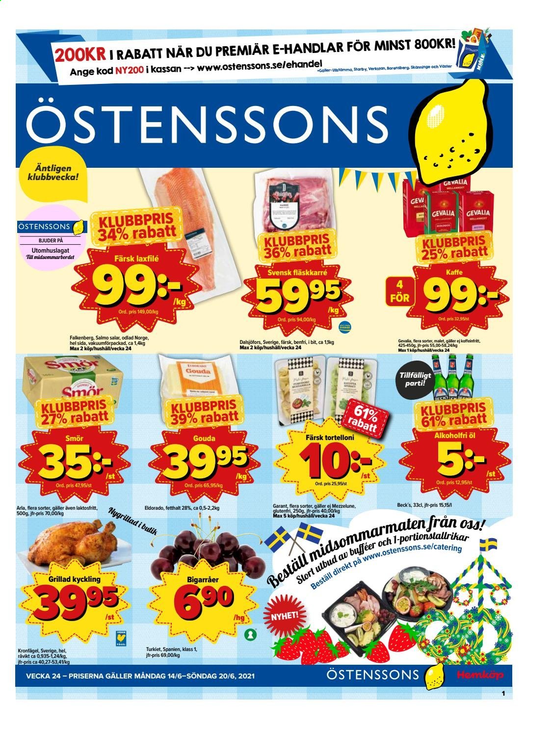 Östenssons reklamblad - 14/6 2021 - 20/6 2021.