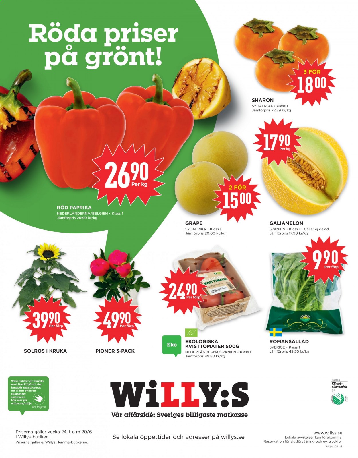 Willys reklamblad - 14/6 2021 - 20/6 2021.