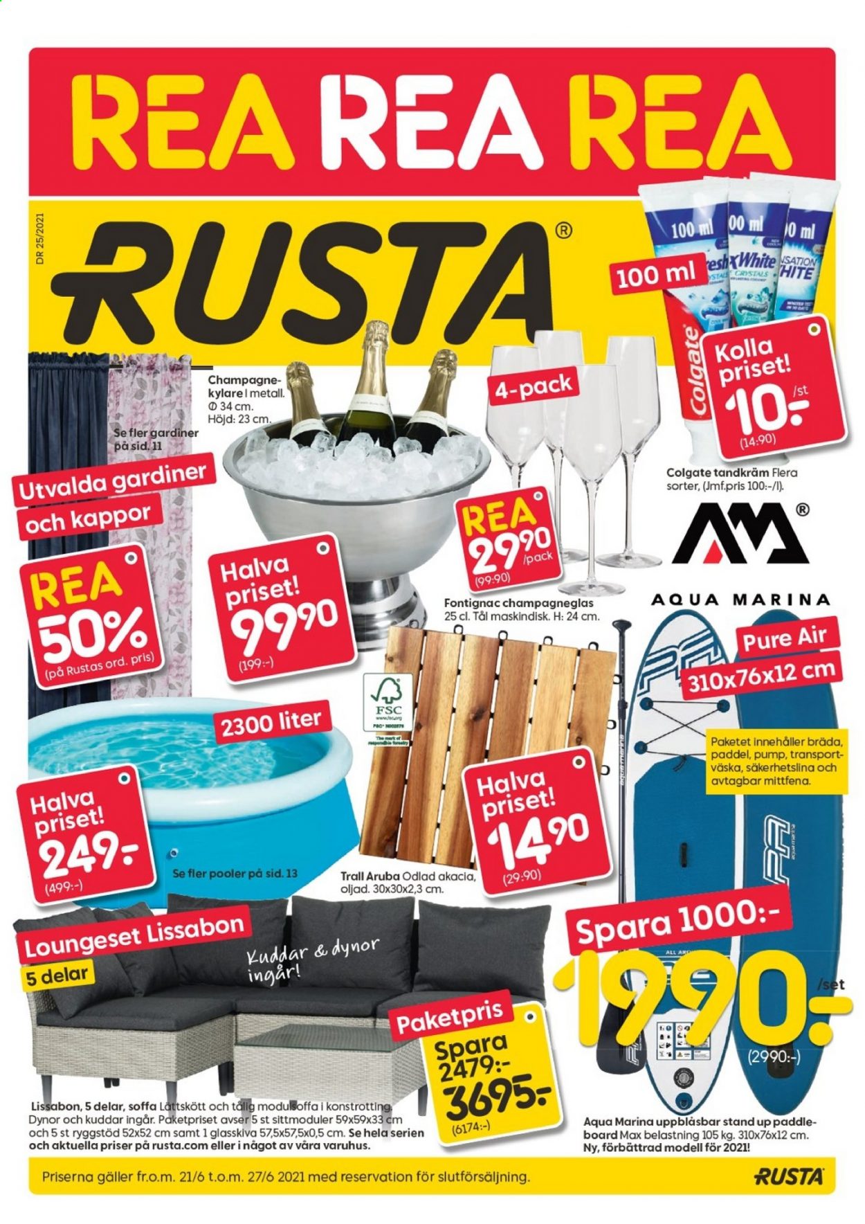 Rusta reklamblad - 21/6 2021 - 27/6 2021.