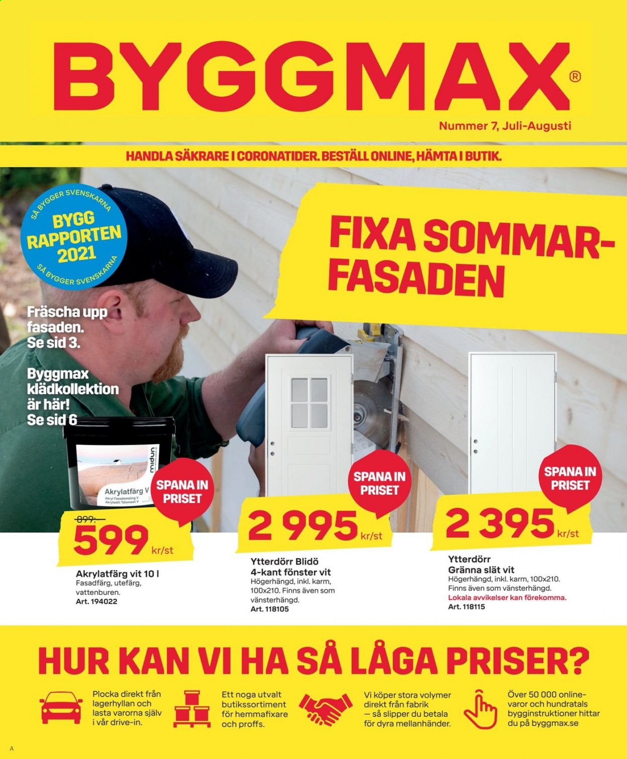ByggMax reklamblad - 23/7 2021 - 8/8 2021.