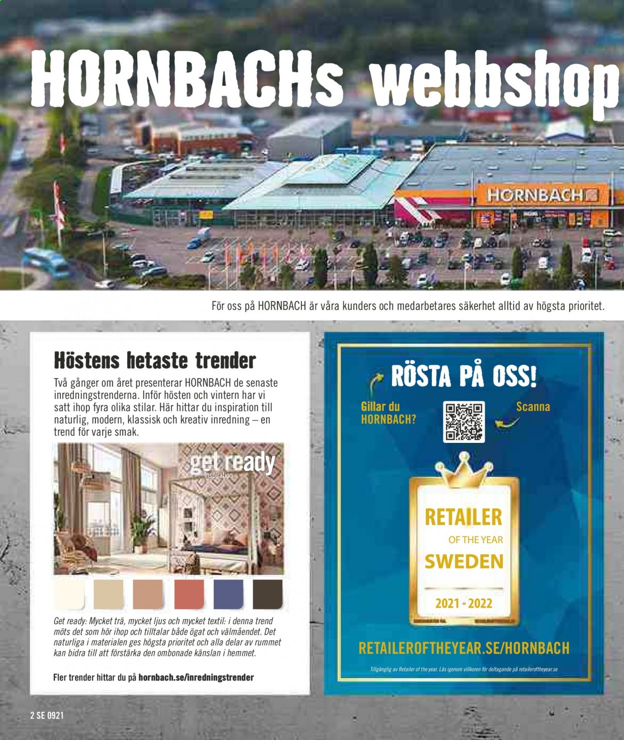 Hornbach reklamblad - 27/8 2021 - 22/9 2021.