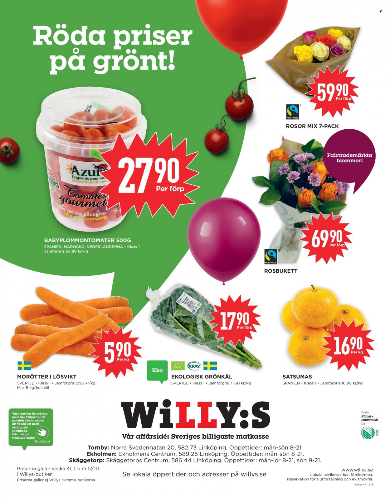 Willys reklamblad - 11/10 2021 - 17/10 2021.