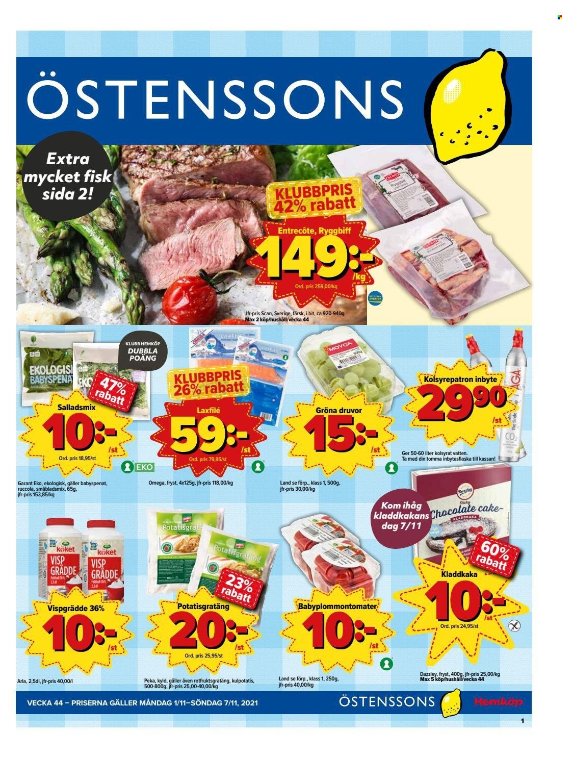 Östenssons reklamblad - 1/11 2021 - 7/11 2021.