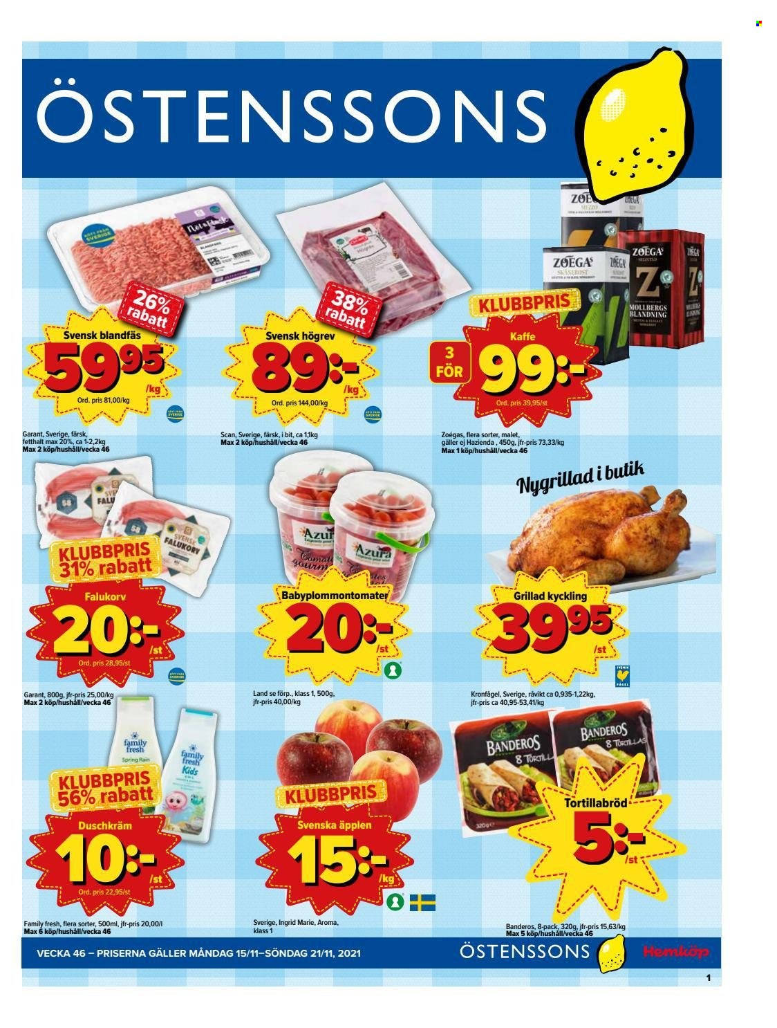 Östenssons reklamblad - 15/11 2021 - 21/11 2021.