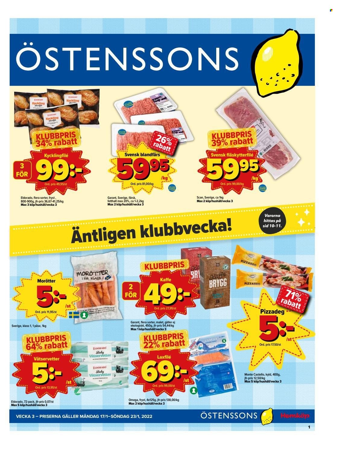 Östenssons reklamblad - 17/1 2022 - 23/1 2022.