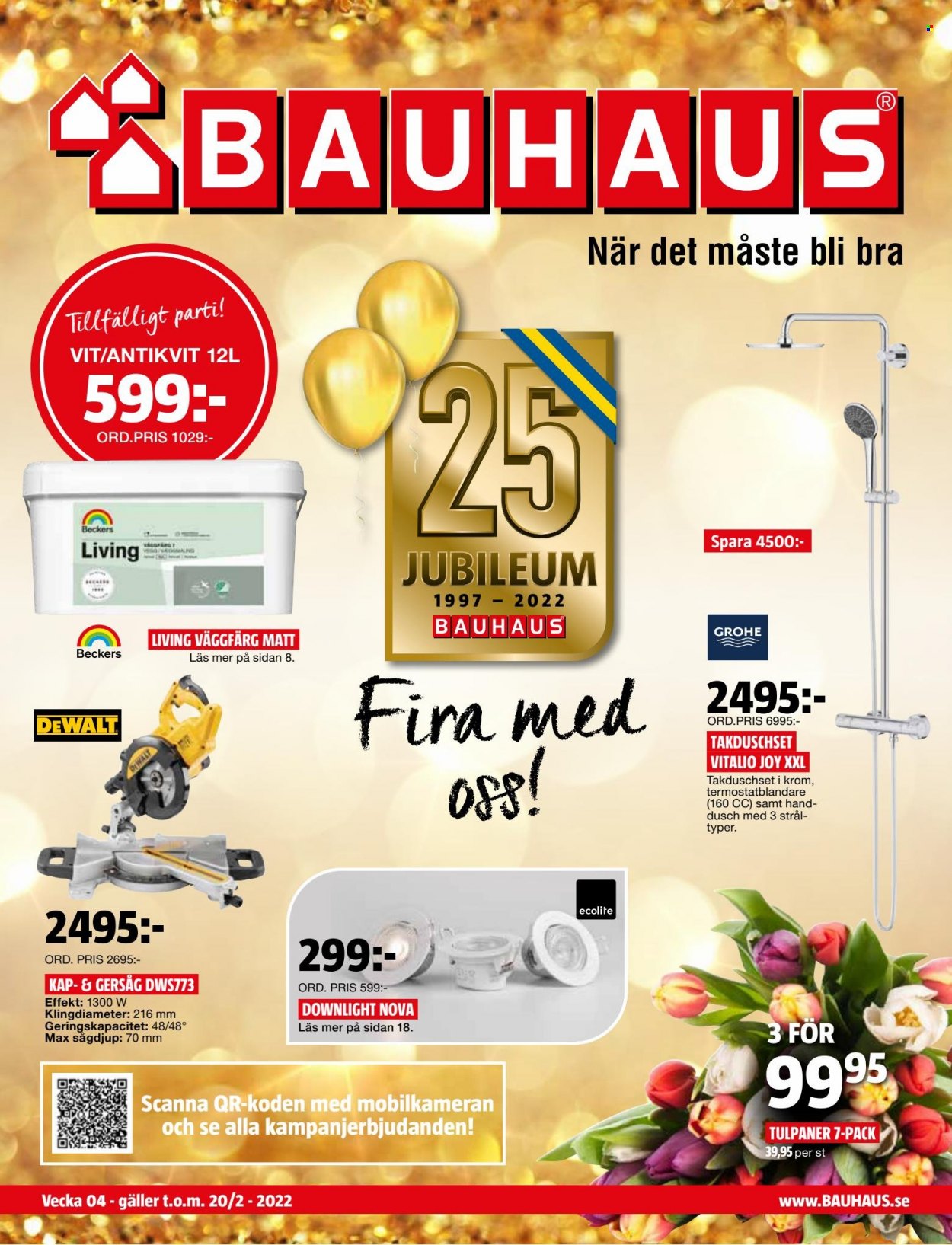 Bauhaus reklamblad - 24/1 2022 - 20/2 2022.