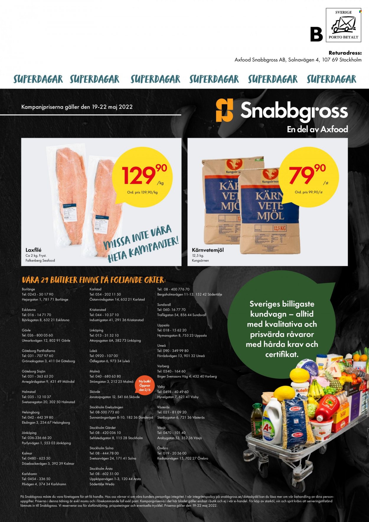 Axfood Snabbgross reklamblad - 19/5 2022 - 22/5 2022.