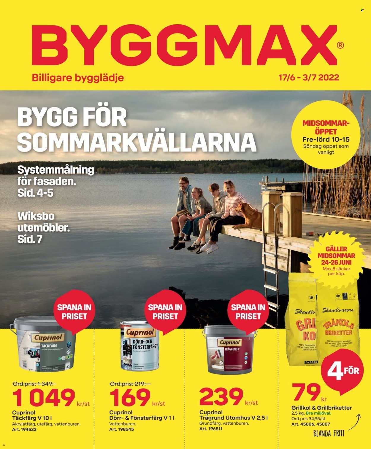 ByggMax reklamblad - 17/6 2022 - 3/7 2022.