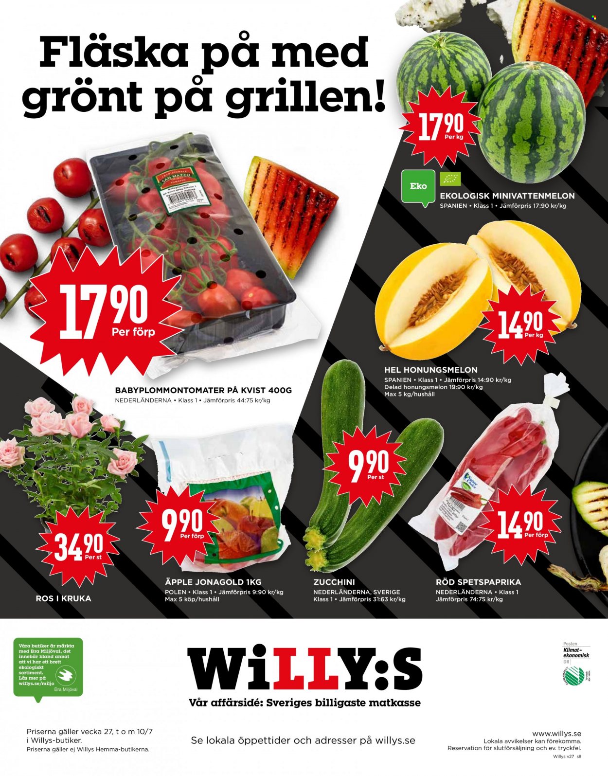 Willys reklamblad - 4/7 2022 - 10/7 2022.