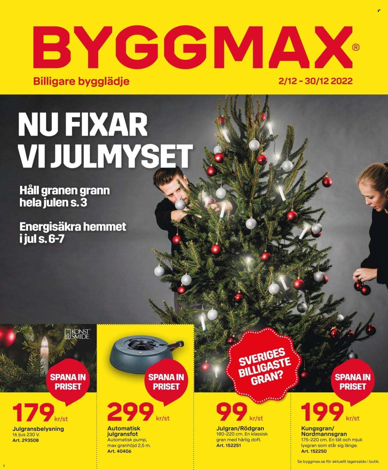 ByggMax reklamblad - 2/12 2022 - 30/12 2022.