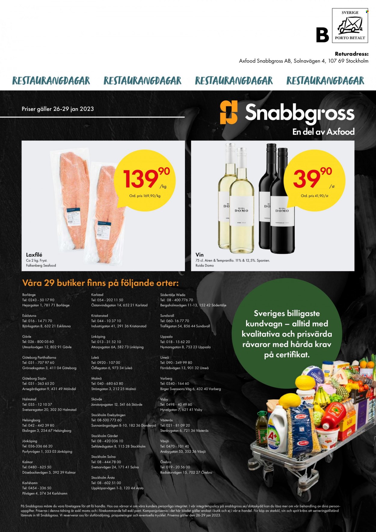 Axfood Snabbgross reklamblad - 26/1 2023 - 29/1 2023.