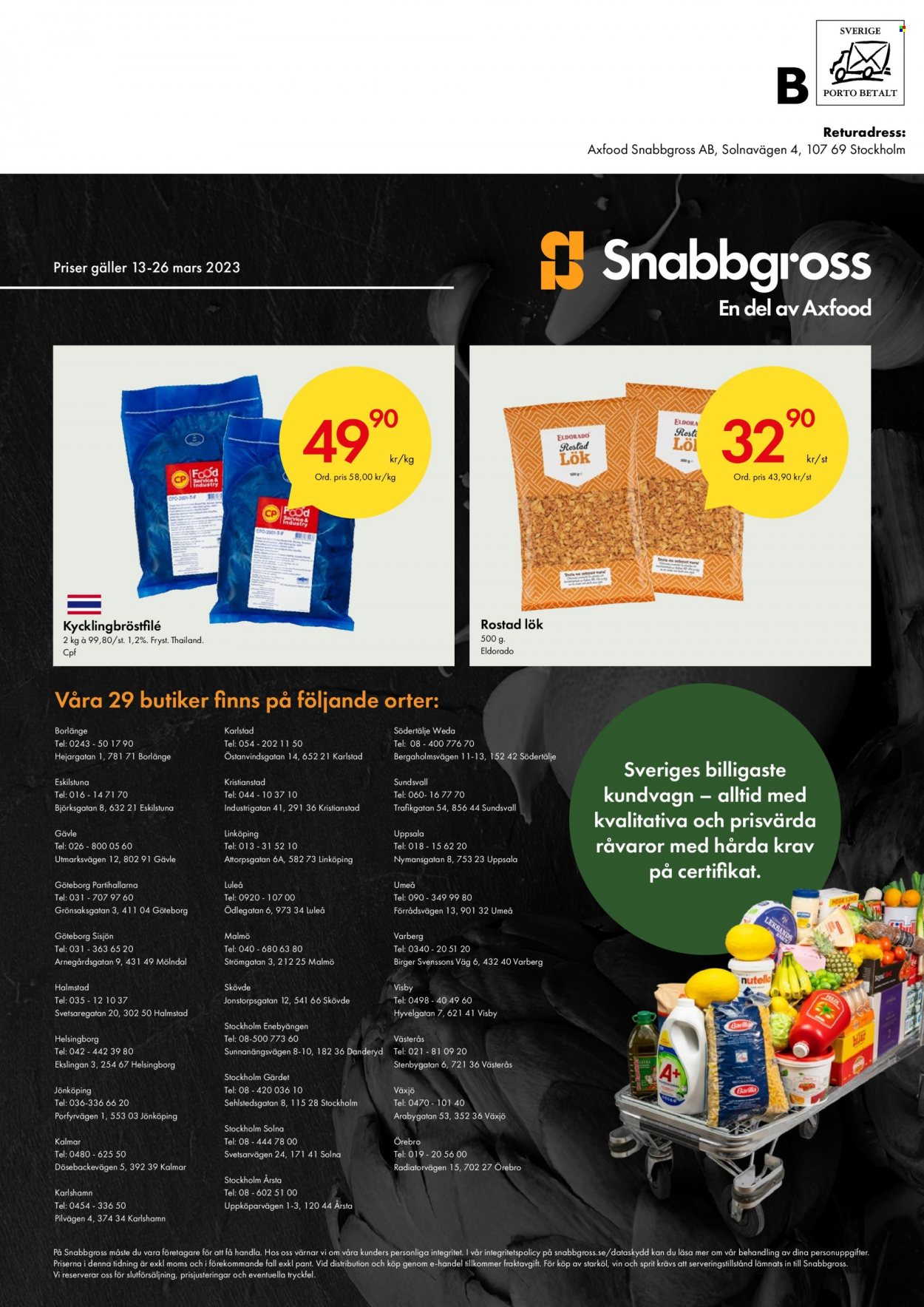 Axfood Snabbgross reklamblad - 13/3 2023 - 26/3 2023.