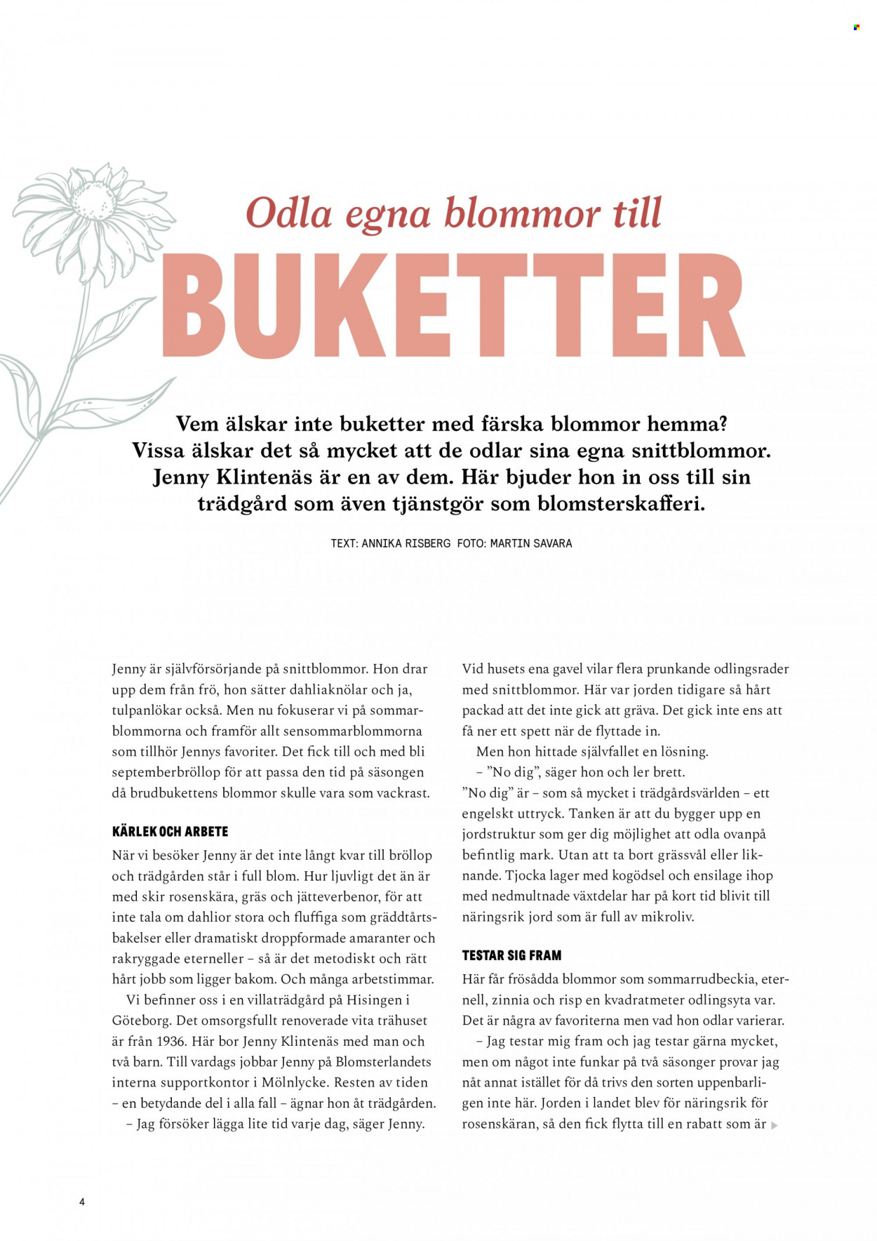 Blomsterlandet reklamblad - 13/3 2023 - 11/6 2023. Sida 4.