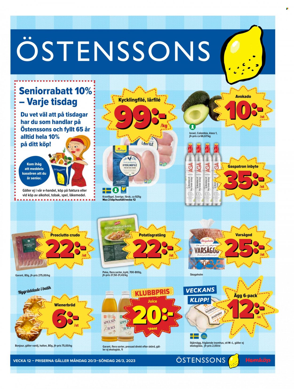 Östenssons reklamblad - 20/3 2023 - 26/3 2023.