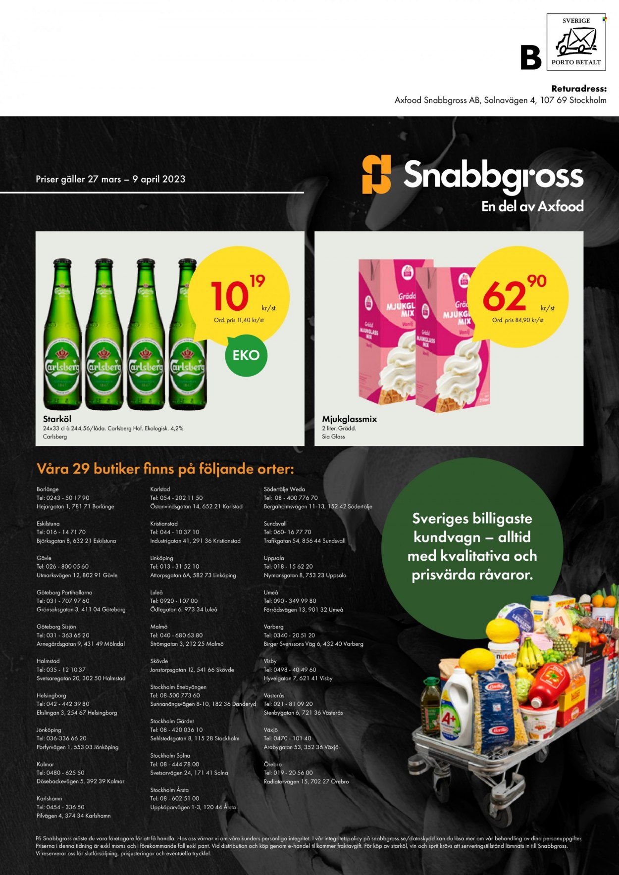 Axfood Snabbgross reklamblad - 27/3 2023 - 9/4 2023.