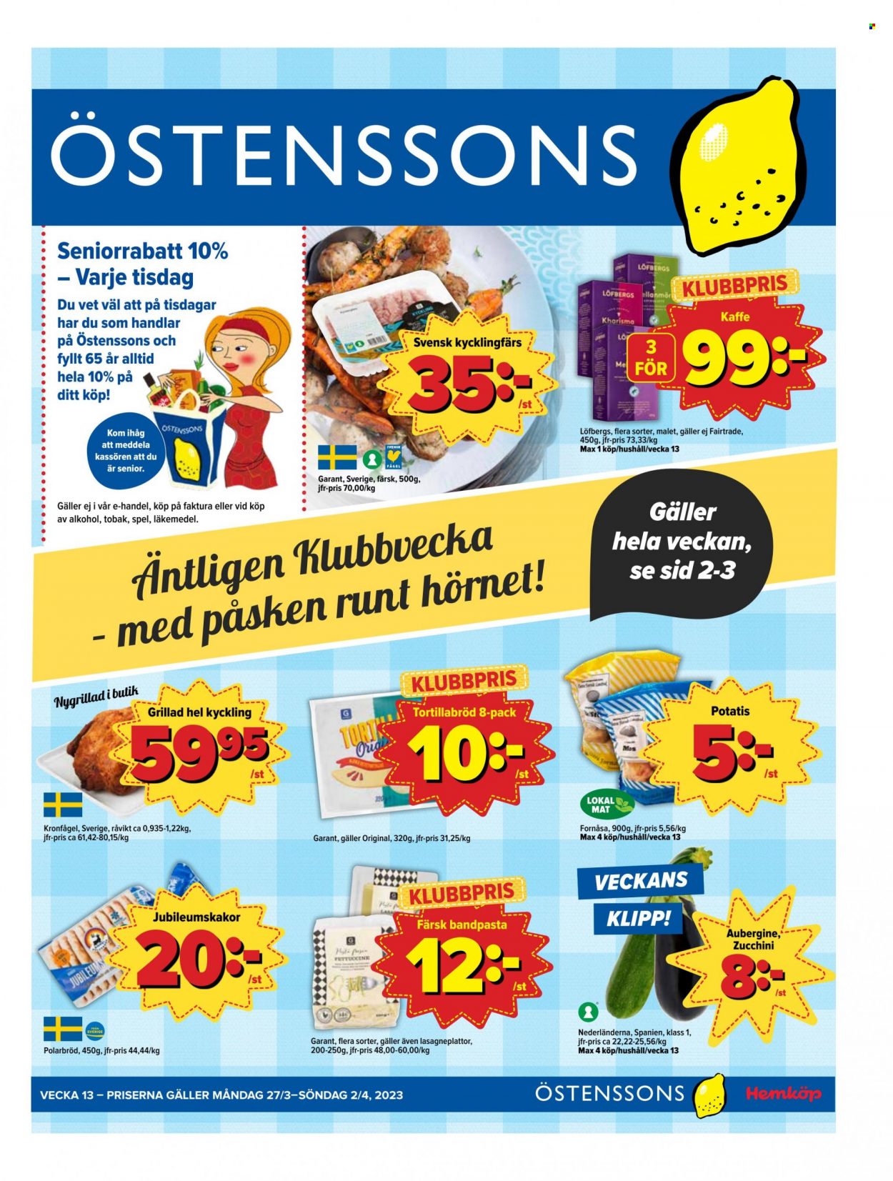 Östenssons reklamblad - 27/3 2023 - 2/4 2023.