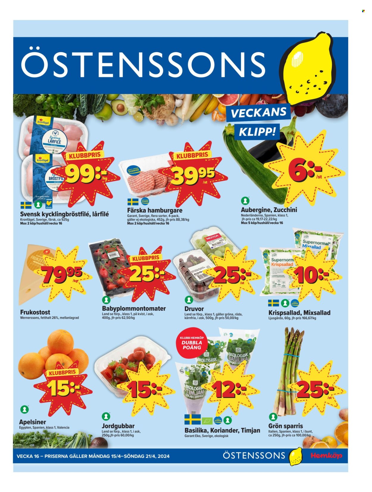 Östenssons reklamblad - 15/4 2024 - 21/4 2024.