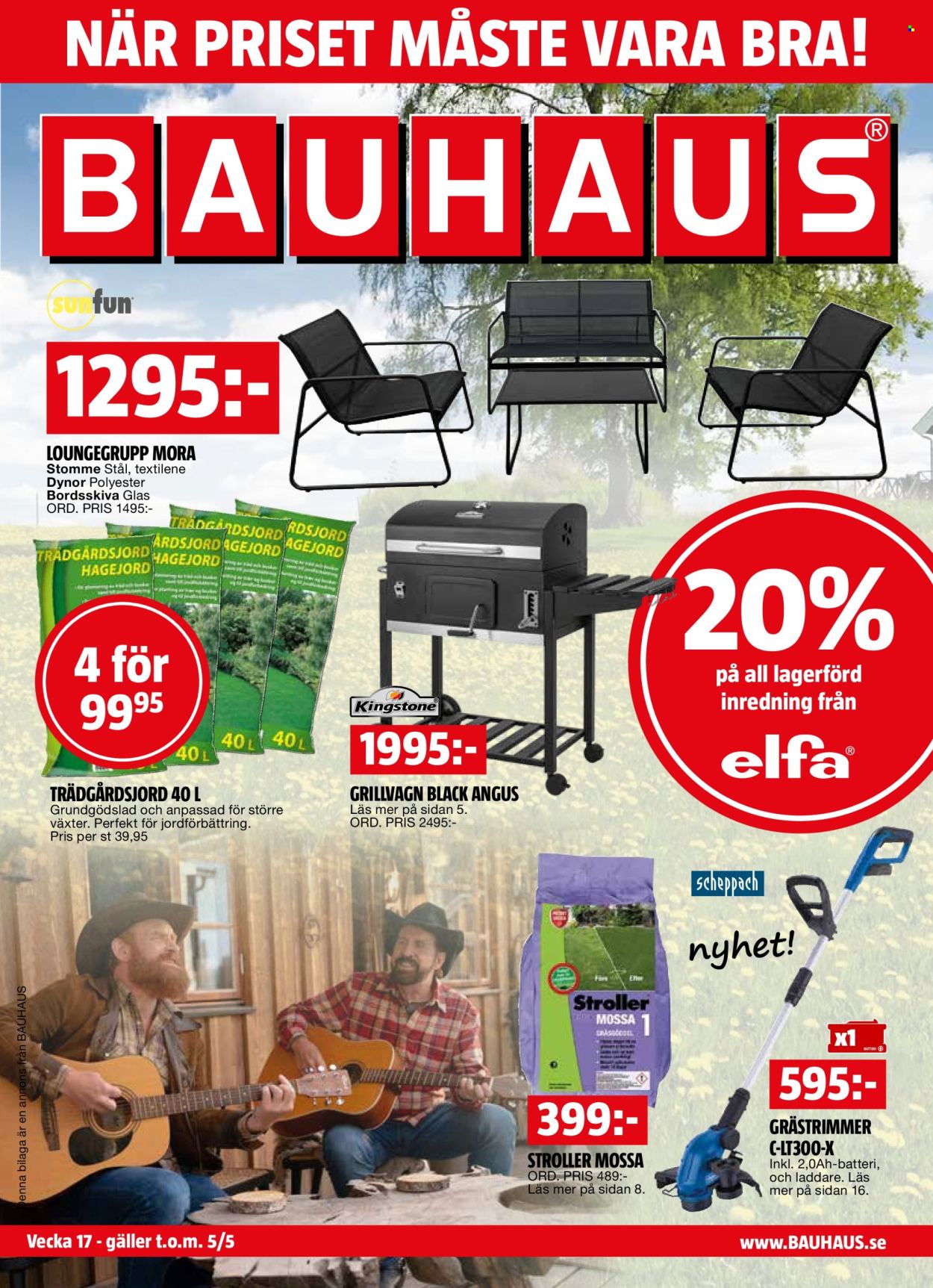 Bauhaus reklamblad - 22/4 2024 - 5/5 2024.