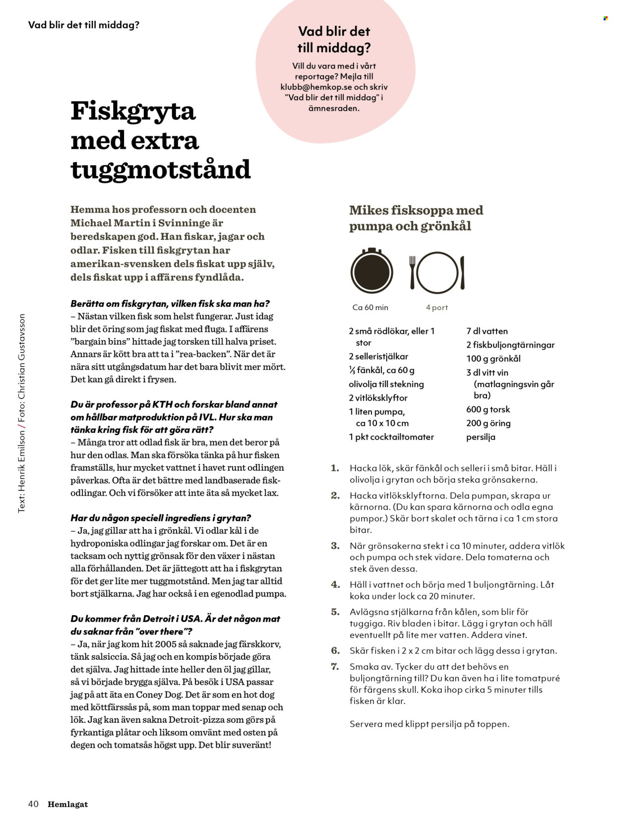 Hemköp reklamblad.